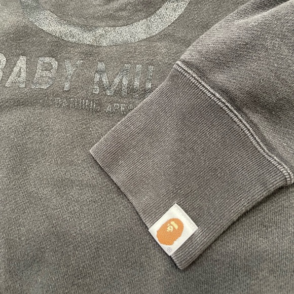 Bathing Ape baby milo Hoodie pull over Hoodie a bathing ape Black Size Small - Picture 6 of 11